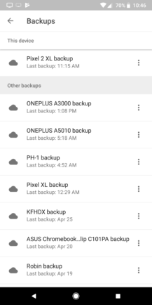 Come eseguire il backup dei messaggi di testo su Android con Google Backup