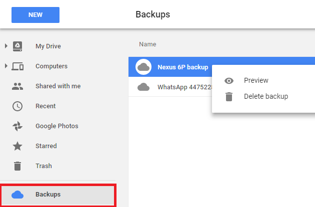 Recupera le foto cancellate definitivamente da Google Drive