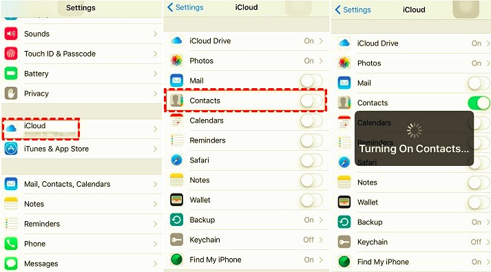 Sincronizza i contatti da iPhone a Mac usando iCloud