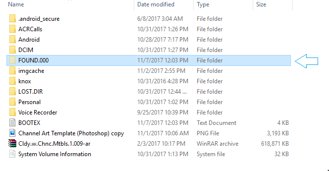 Utilizzo del prompt dei comandi per recuperare file eliminati