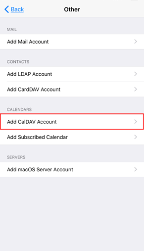 Aggiungi un account CardDAV per trasferire i contatti Sony Xperia su iPhone