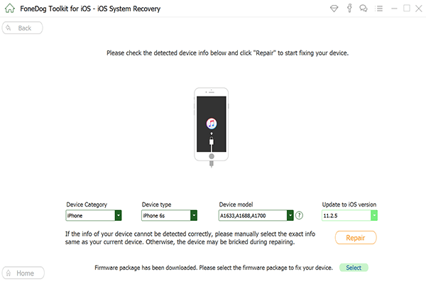 scaricare il firmware