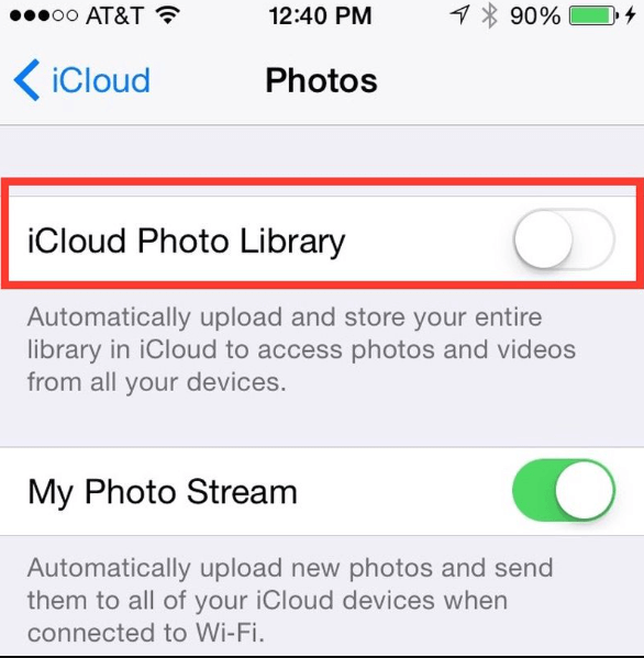 Come ottenere foto da iCloud tramite l'app Impostazioni