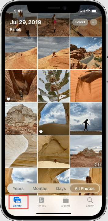 Come ottenere foto da iCloud tramite Cloud Photo Library