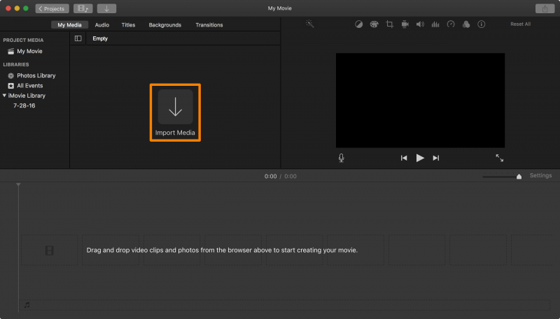 Crea una presentazione su Mac senza iPhoto usando iMovie