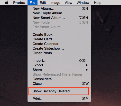 Recupera le foto cancellate su iPhone utilizzando Finder su Mac