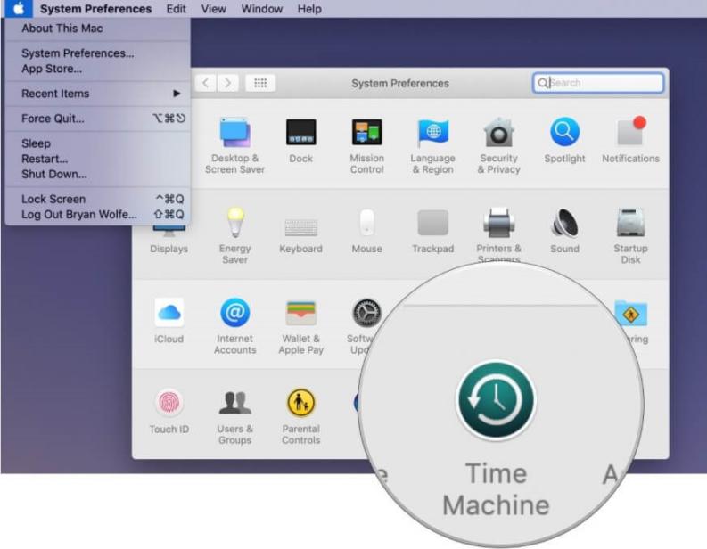 Recupera il file Excel sovrascritto su Mac tramite Time Machine