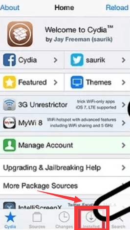 Eliminazione di Cydia da iPhone senza computer