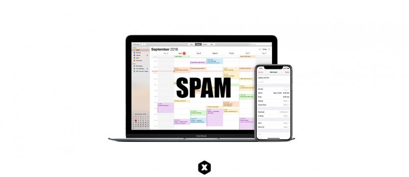 Come vengono inviati gli inviti al calendario spam