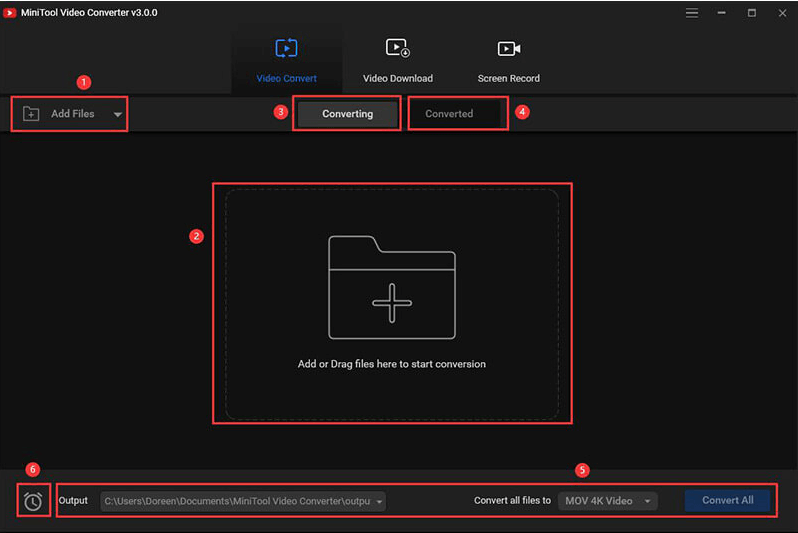 Converti F4V in MP4 utilizzando MiniTool Video Converter