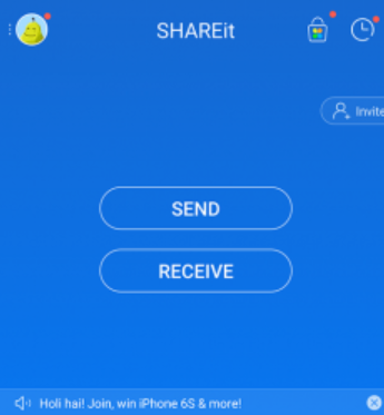 Trasferisci messaggi di testo tramite SHAREit