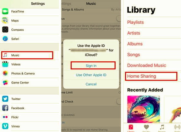 Trasferisci musica da iPhone a iPhone con Condivisione in famiglia