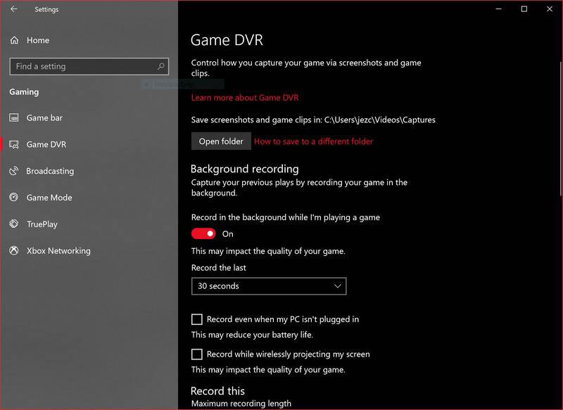 Registra il gioco Xbox utilizzando il DVR del gioco