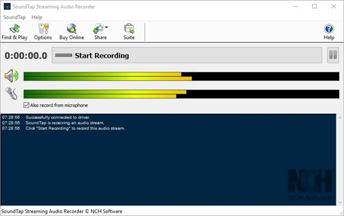 SoundTap Streaming Registratore audio