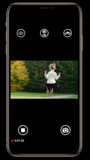 Registra video con lo schermo spento su iPhone