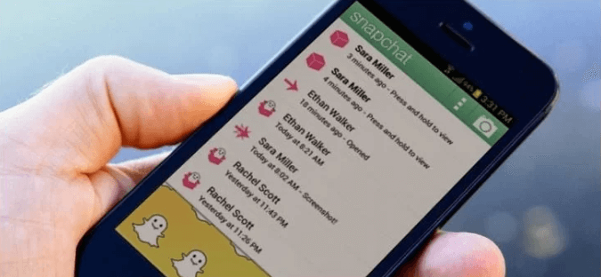 Come eliminare definitivamente i messaggi Snapchat